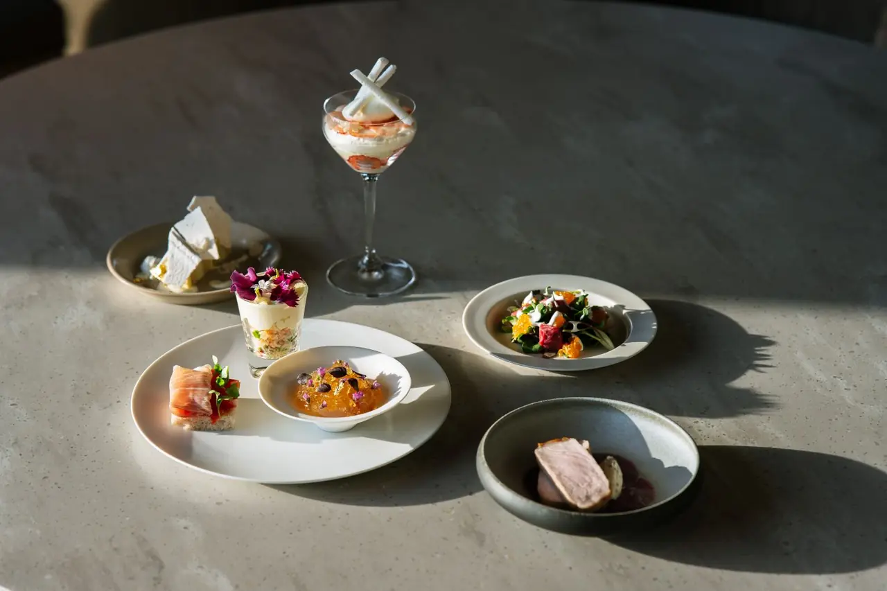 Artfully plated signature main course